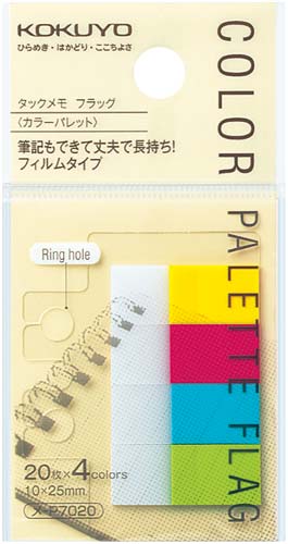 タックメモ フラッグ10×25、4個