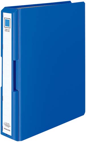 取っ手付きチューブF青A4縦背幅65mm 3冊