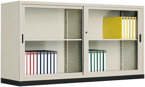 保管庫深型W1760下置用H940引違いガラス