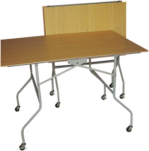 収納式作業テーブルワゴン