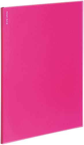 ポケットファイルα12P<ノビータα>桃10冊