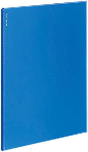 ポケットファイルα6P<ノビータα>青10冊