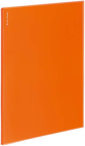 ポケットファイルα6P<ノビータα>橙10冊