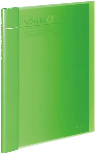 クリヤーブックα<ノビータα>(追加式)黄緑10冊