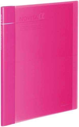 クリヤーブックα<ノビータα>(追加式)桃10冊