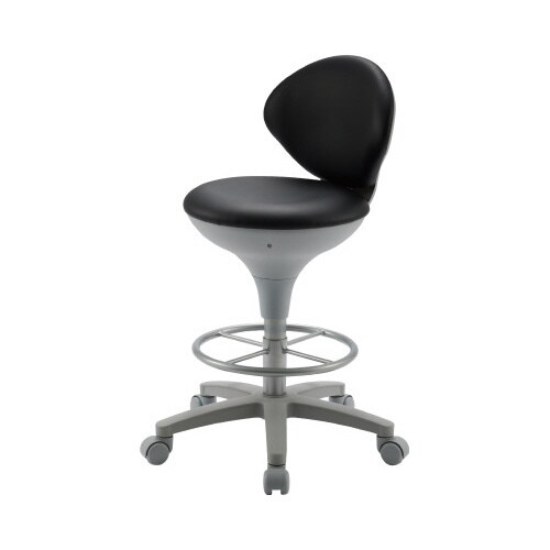 ワーキングスツールハイタイプ ブラック