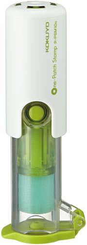 ビニールパッチホルダー〈ワンパッチスタンプ〉緑3個