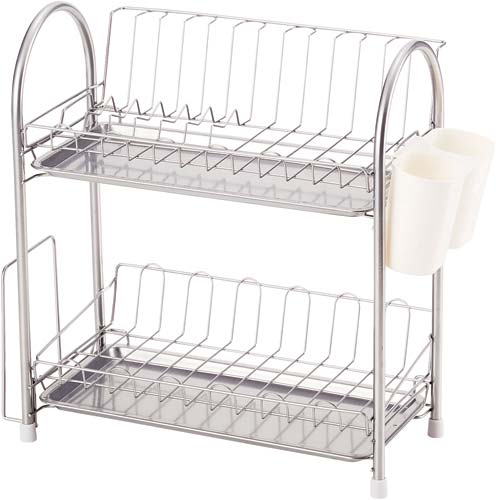 プロンジュ2段水切りかご スリム