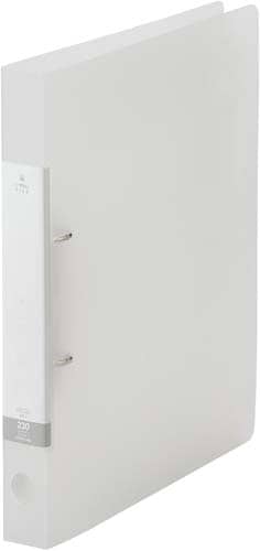 Dリング2穴ファイル 乳白A4縦背幅34mm