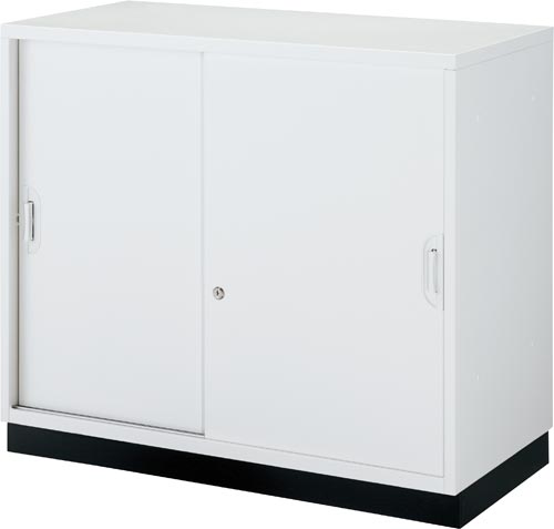 アッセ収納900×450下置2段790引違いBK