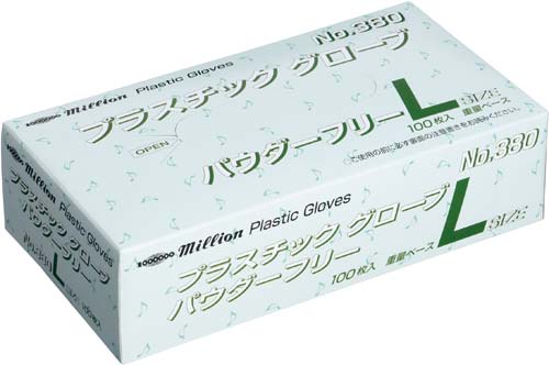 プラスチックグローブNO.380 Lサイズ