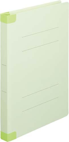 フラットファイルワイド背補強タイプA4縦緑100冊