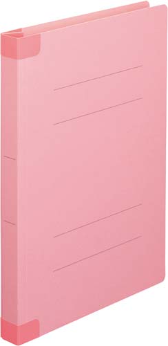 フラットファイルワイド背補強タイプA4縦桃100冊