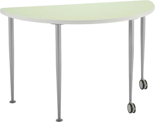 スタイルフィット2 半円形グリーン 半キャスター