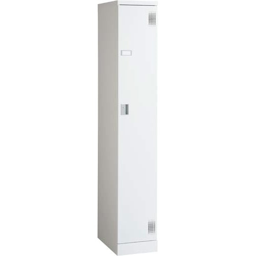 アッセスチールロッカーSシリンダ錠1人用スリムW