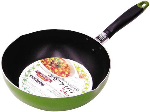 ふっ素加工 IH対応深型フライパン 24cm