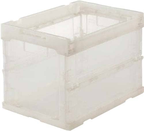 α折りたたみコンテナ 366×262×272 透明