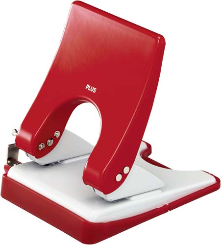 穴あけパンチ フォース1/2 レッド 30枚あけ