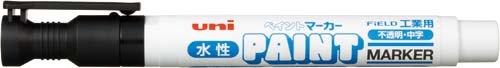 水性ペイントマーカー 中字 黒10本