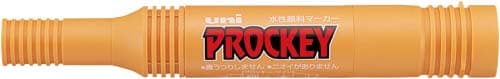 水性マーカー プロッキー 太・細 黄土色10本
