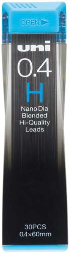ナノダイヤシャープ芯0.4 H 30本入×10