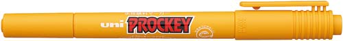 水性マーカー プロッキー 細・極細 黄土色10本