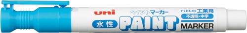 水性ペイントマーカー 中字 水色10本
