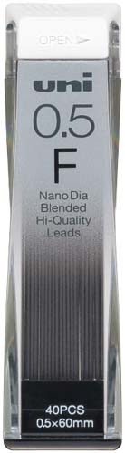 ナノダイヤシャープ芯 0.5 F 40本入×10