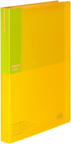 クリヤーブックCTバイカラー40P黄A4縦10冊