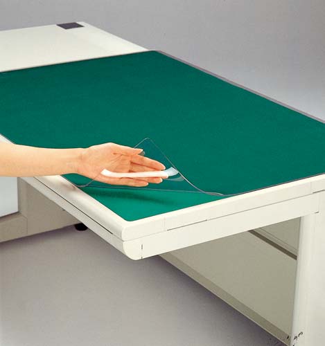 塩ビデスクマットW 適用机7号 1枚