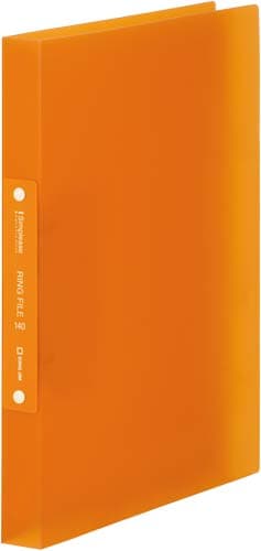 シンプリーズリングF(透明橙)背幅28mm10冊