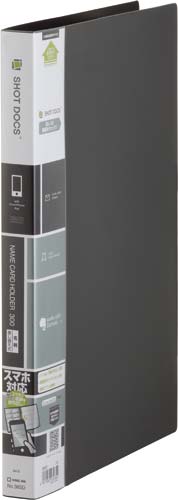 ショットドックス 名刺ホルダー差替え式黒10冊