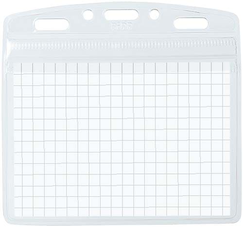 名札ケース防水密着チャック式 特大サイズ 10枚入