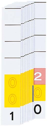 カラーナンバー見出し紙<MD3桁> 001−200