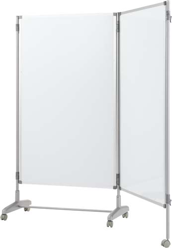 折りたたみ2連ホワイトボード 両面