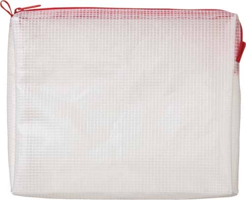 メッシュケースマチ付B6 170×210mm赤3枚