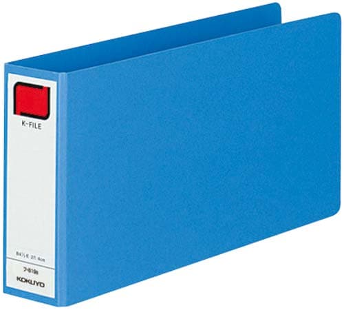 統一伝票用Kファイル40mmB4・1/3横青10冊