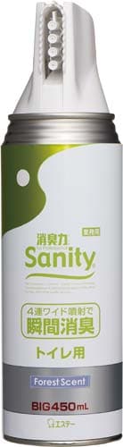 サニティースプレーワイド トイレ用 森の空気×3本