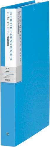 クリアーファイル差替式背幅35mmスカイブルー