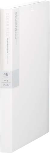 クリアーファイルA4縦ピュアホワイト48P