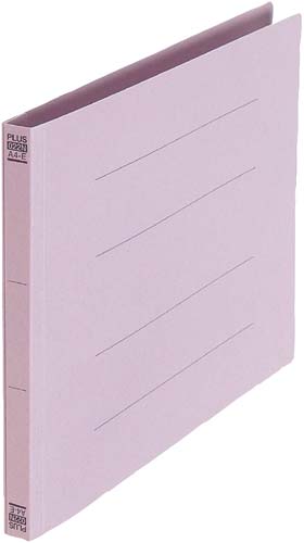 フラットファイルA4横バイオレット10冊