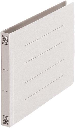 フラットファイルA5横グレー10冊