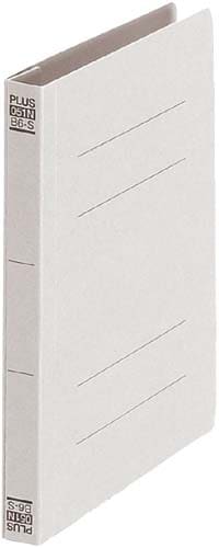 フラットファイルB6縦グレー10冊