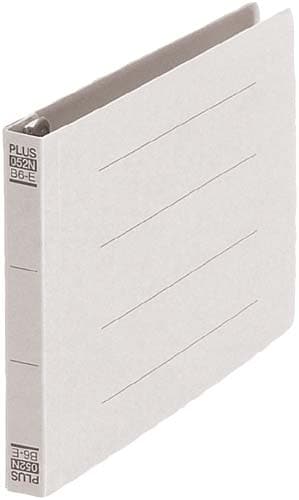 フラットファイルB6横グレー10冊