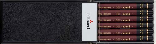 鉛筆ハイユニ 4B 12本入