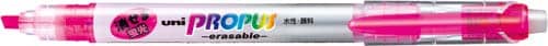 蛍光ペン プロパスイレイサブル桃10本入