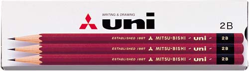 鉛筆ユニ K 2B 12本入