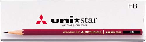 鉛筆ユニスターK HB 12本入×3