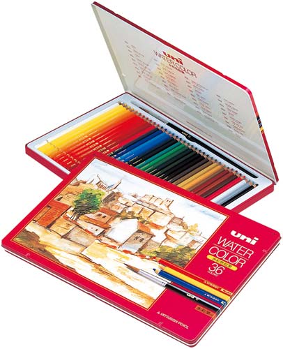 色鉛筆ユニウォーターカラー36色