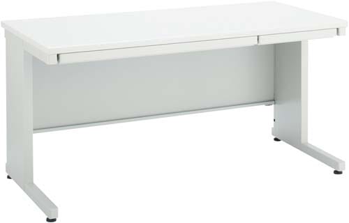 インベント平机奥行700幅1400ホワイト脚WH